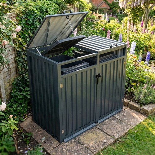 Oseasons double wheelie bin - oseasons®,