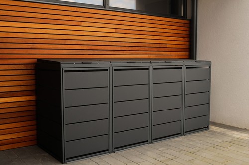 Wheelie bin storage - , for