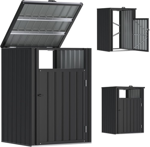 Wheelie bin storage shed - wheelie,