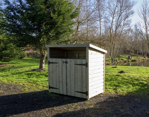 Heavy duty double wheelie bin - duty,